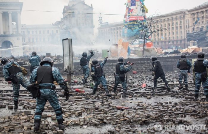 Майдан со стороны милиции