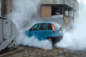 Сжигаем шины