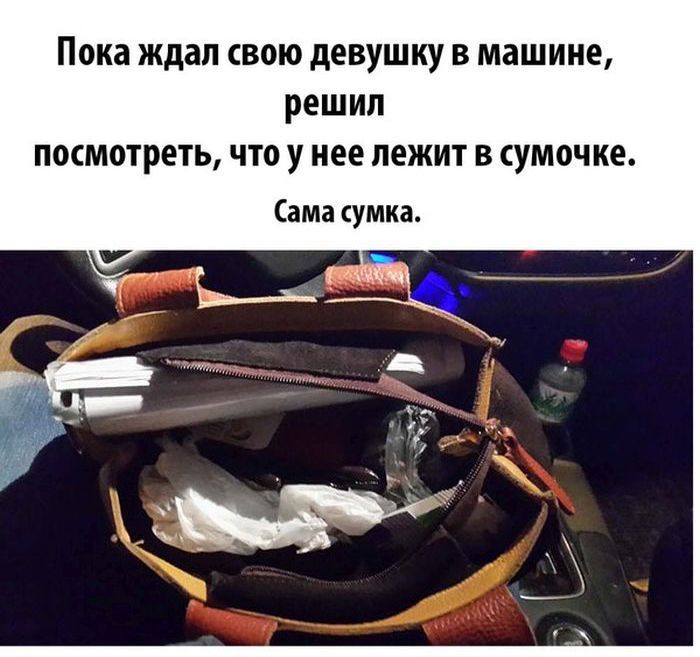 Содержимое женской сумочки