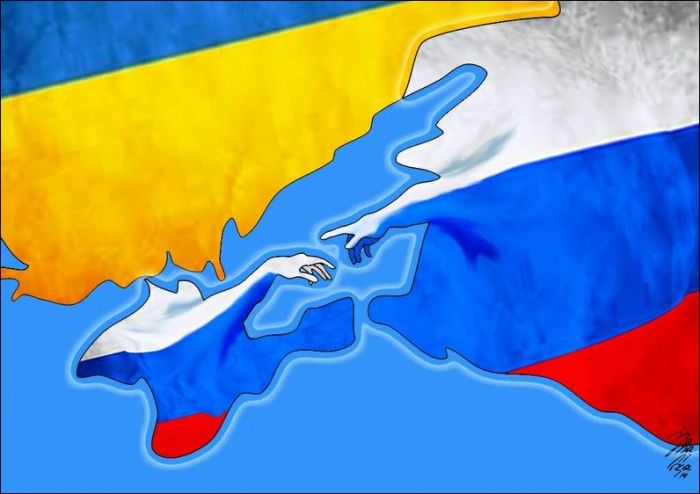 Подборка карикатур про Крым и не только