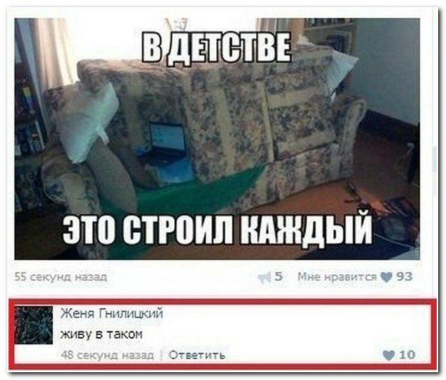 Смешные комментарии из социальных сетей