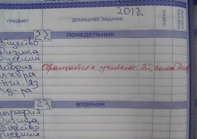 Подборка приколов нашего образования