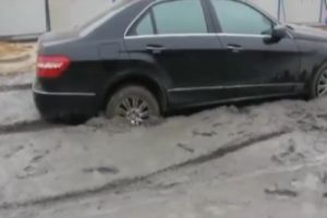 Решил по свеженькой дорожке проехать