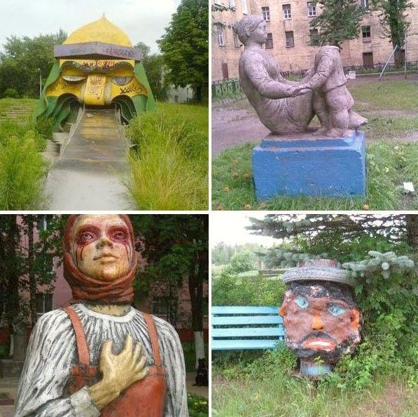 Жуткие детские площадки