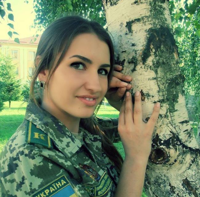 Красивые украинские пограничницы