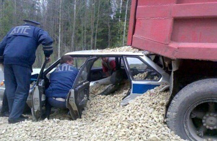 Подборка полицейских аварий