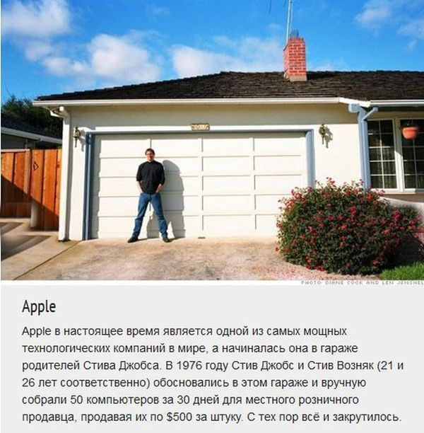 О знаменитых проектах