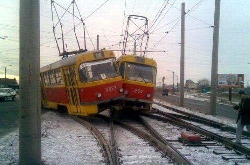 Приколы про трамваи