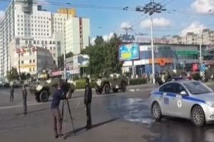 В Минске, во время репетиции, столкнулись два БРДМ