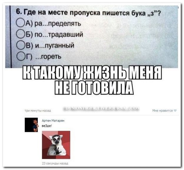 Смешные комментарии из социальных сетей