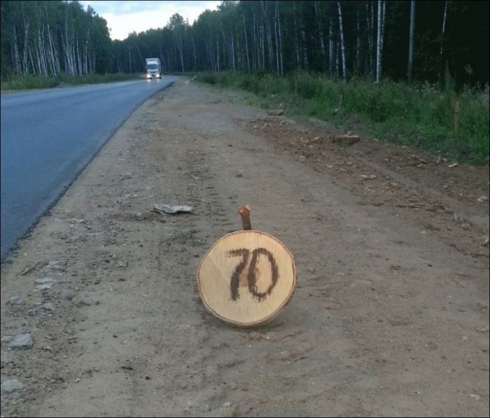 Приколы на трассе
