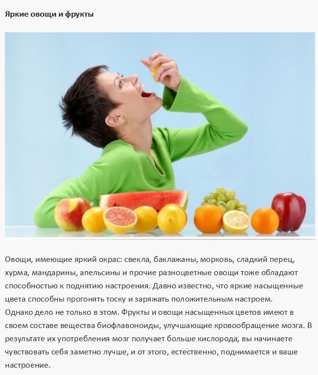 Продукты-антидепрессанты