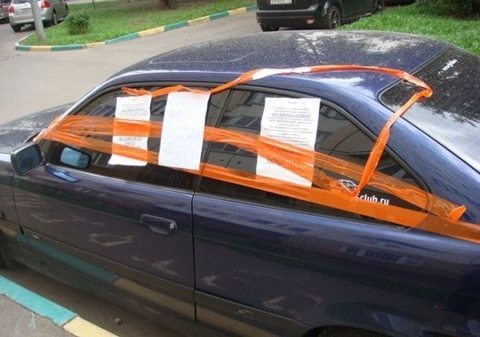 Предупреждение автовладельцу