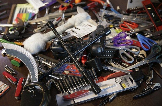 Что люди пытаются в самолет пронести