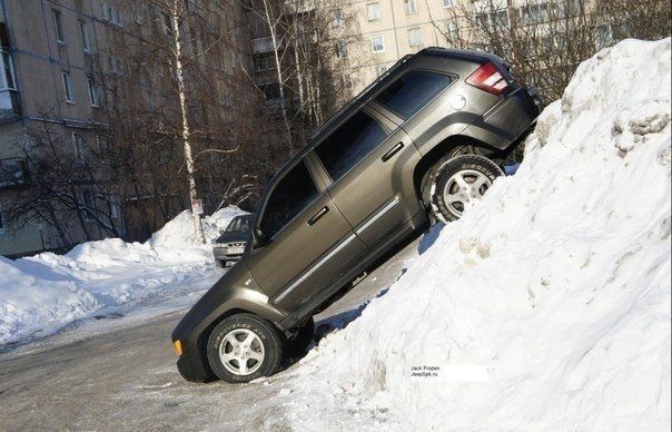 Зимой с парковкой нет проблем