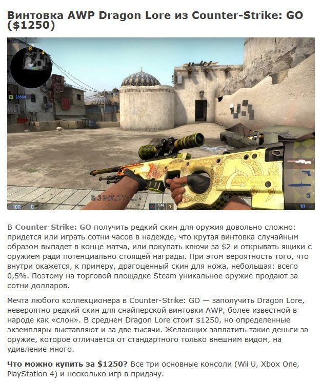 Дорогие покупки в онлайн играх