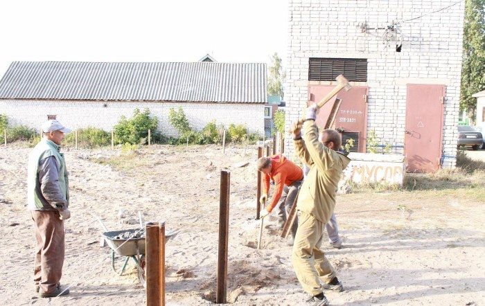 Хоккейная площадка своими силами
