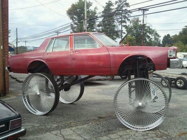 Странный тюнинг авто