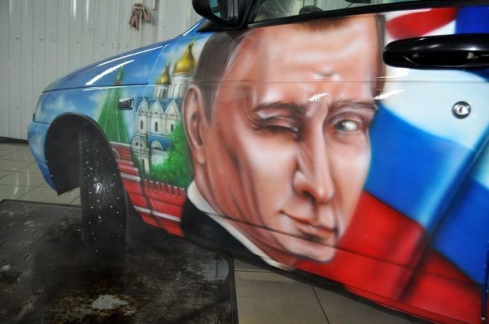 Патриотичный авто для папы