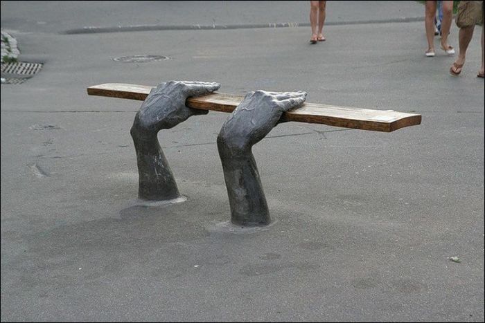 Забавные скамейки