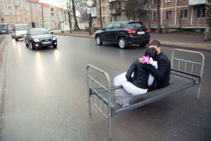 Прикольные свадебные снимки