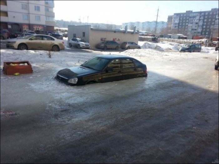 Неудачно припарковался