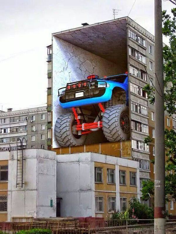 Шедевры уличного искусства
