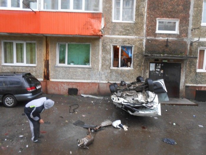 Влетел в балкон