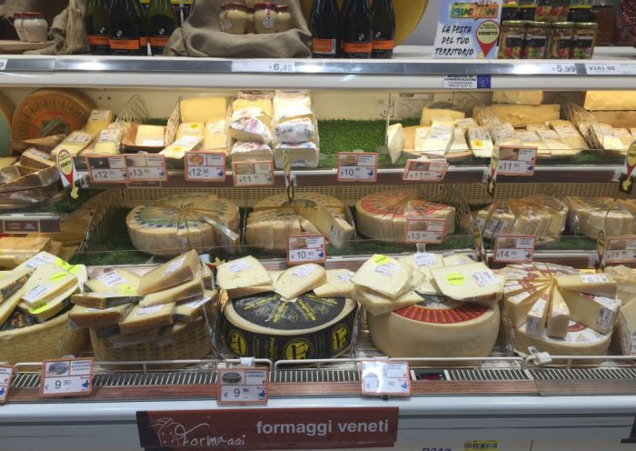 Цены на продукты в Италии