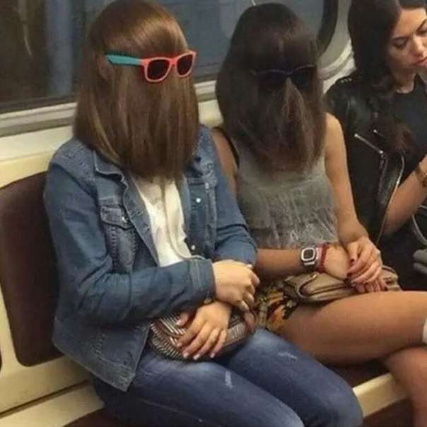 Странные пассажиры в московском метро