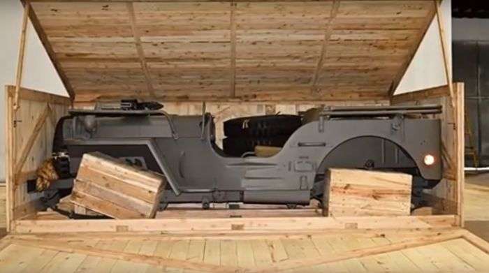 Купленный на интернет-аукционе внедорожник Willys MB Jeep