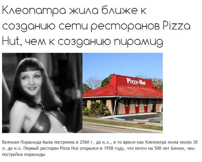 Удивительные факты о времени