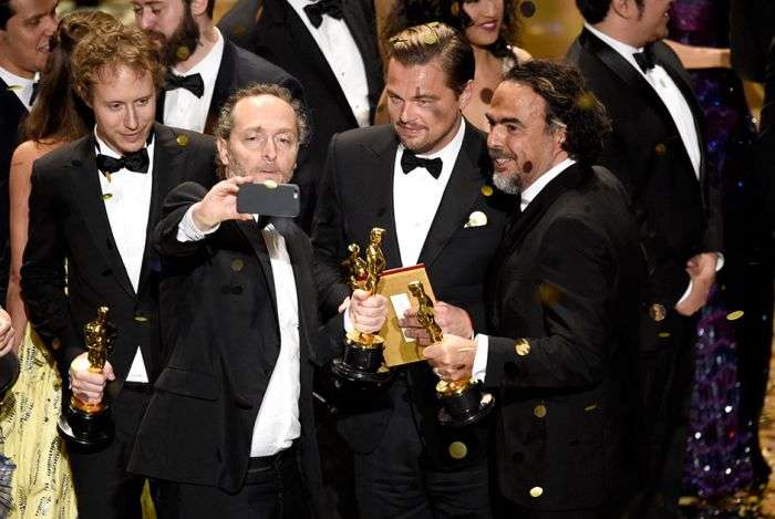 Снимки сделанные на церемонии вручения премии «Оскар-2016»