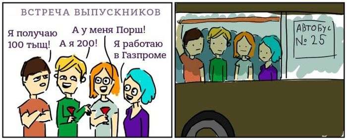 Смешные комиксы