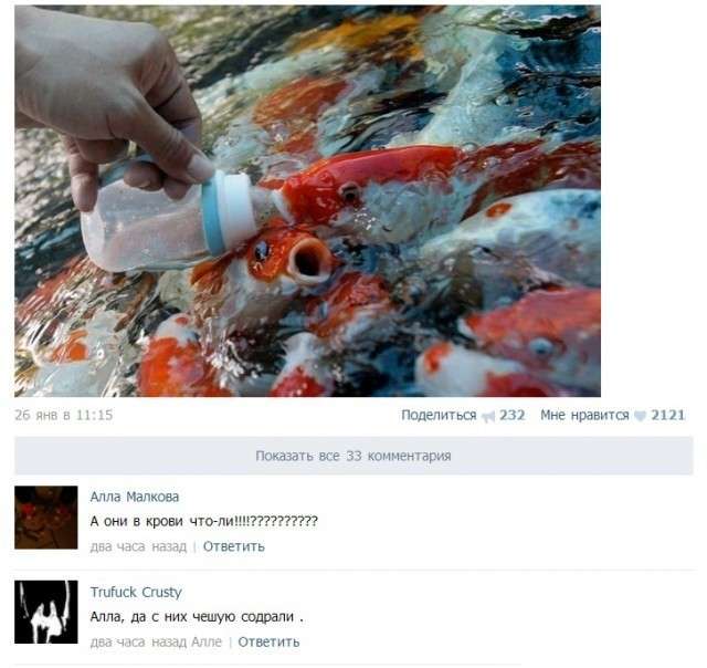 Смешные комментарии