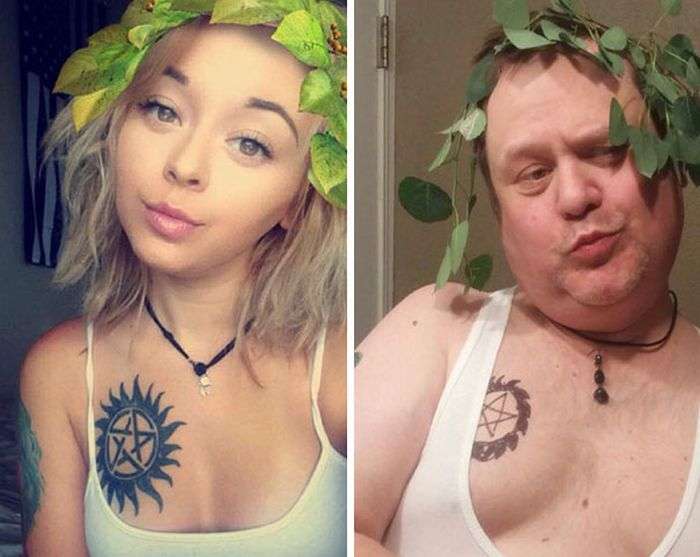 Прикольный отец троллит дочь