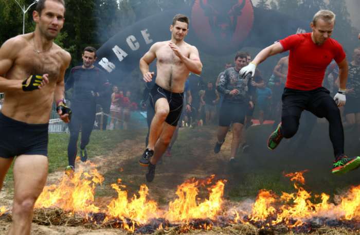 Экстремальный забег 'Bison Race' в Беларуси