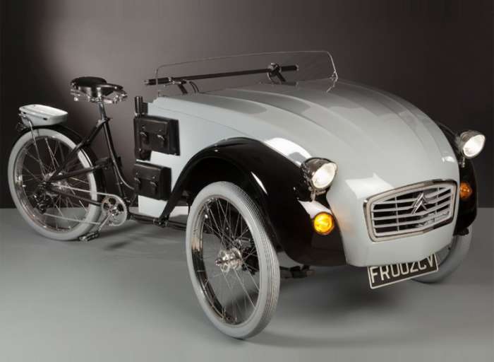 Гибрид авто и велосипеда Citro&#235;n 2CV