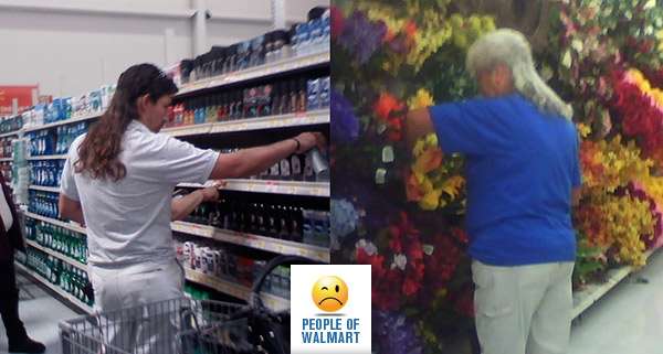 Экстравагантные покупатели супермаркетов Walmart