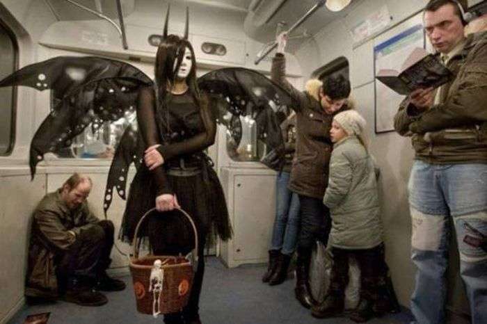 Фрики в метрополитене
