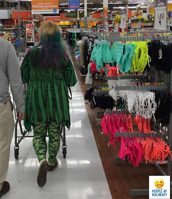 Экстравагантные покупатели супермаркетов Walmart