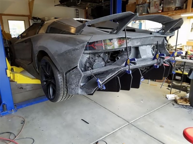 Lamborghini Aventador, распечатанный на 3D-принтере