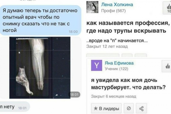 Подборка убойных ответов на странные вопросы