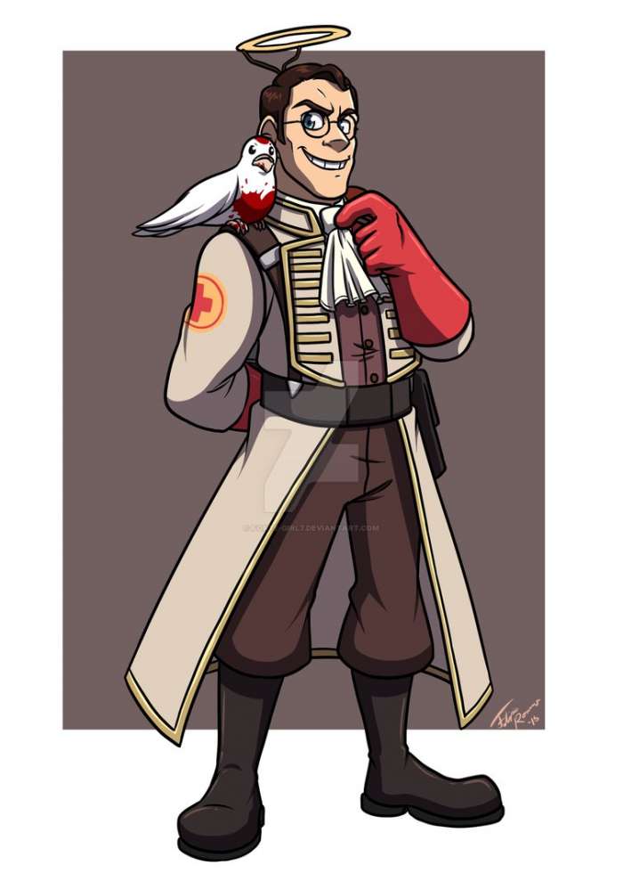 Медик из Team Fortress 2 (44 фото)