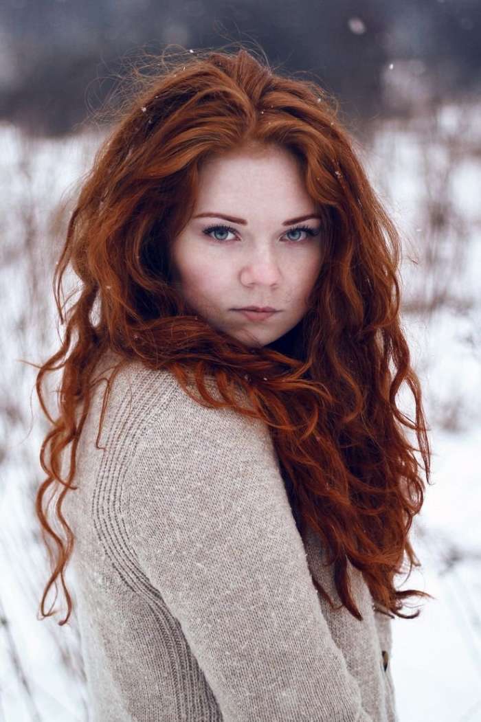 Рыжие девушки (56 фото)