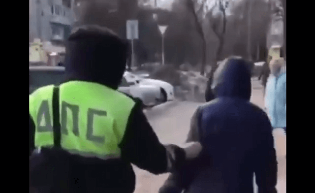 Погоня за пешеходом-нарушителем в Череповце
