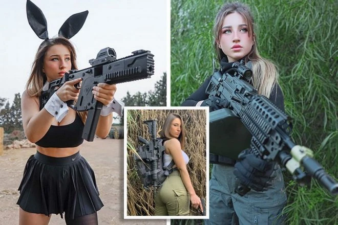 Бывшая женщина-полицейский завалена предложениями руки и сердца после снимков с оружием